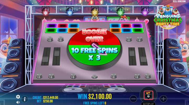 Spins Gr&aacute;tis Boogie Back da Slot Penguins Christmas Party Time